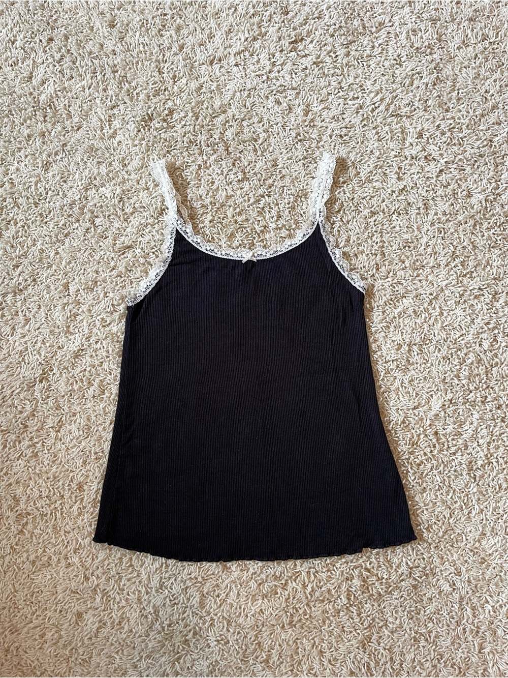 Aerie Black Lace Tank